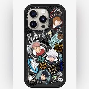 CASETiFY Jujutsu Sorcerer Side Case Cursed seal Black Apple - iPhone 15 Pro